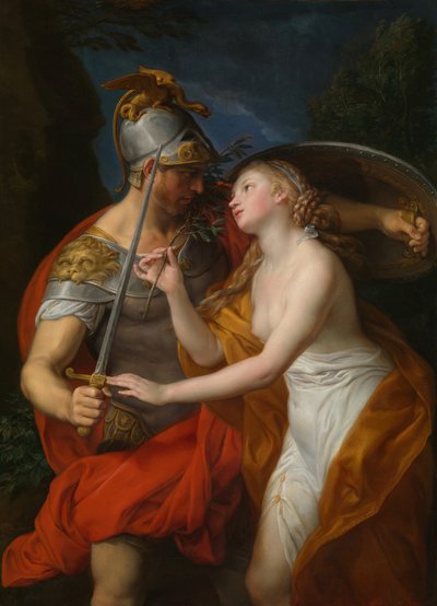 Allegorie van Vrede en Oorlog, 1776 door Pompeo Batoni