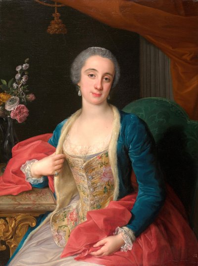 Portret van hertogin Sforza Cesarini, 1768 door Pompeo Batoni