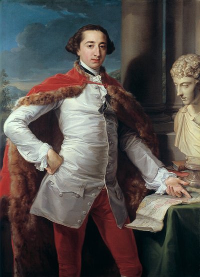 Portret van Richard Milles, waarschijnlijk 1760s door Pompeo Batoni