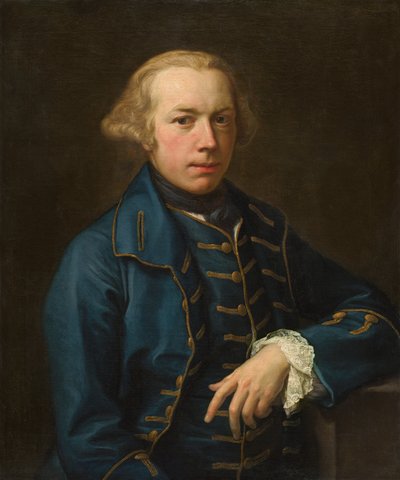 Portret van een Heer, ca. 1762 door Pompeo Batoni