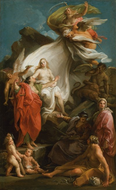 Tijd onthult de waarheid door Pompeo Batoni