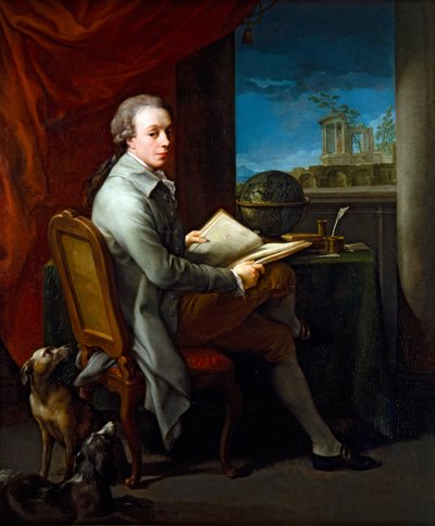 Paar portretten, heer door Pompeo Girolamo Batoni