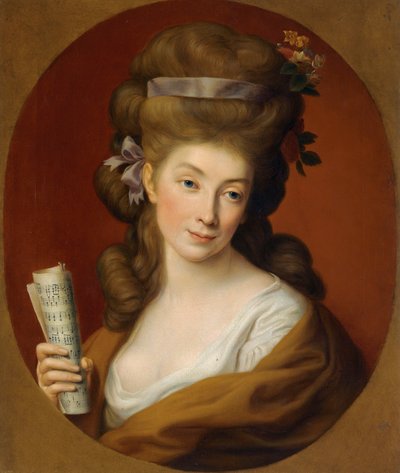Portret van prinses Izabela Elzbieta Potocka, geboren Lubomirska (1736-1816) door Pompeo Girolamo Batoni