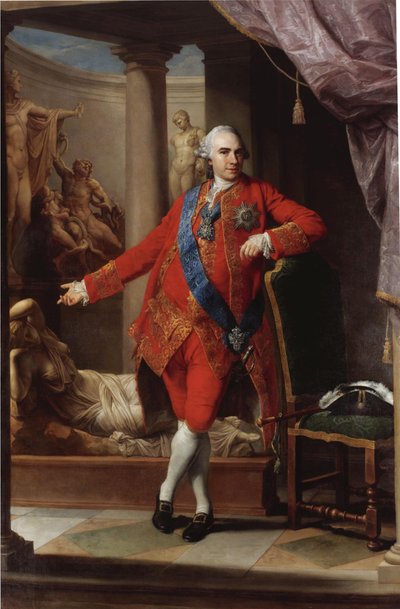Portret van graaf Kirill Razumovsky 1728-1803, de laatste hetman van Oekraïne, 1766 door Pompeo Girolamo Batoni