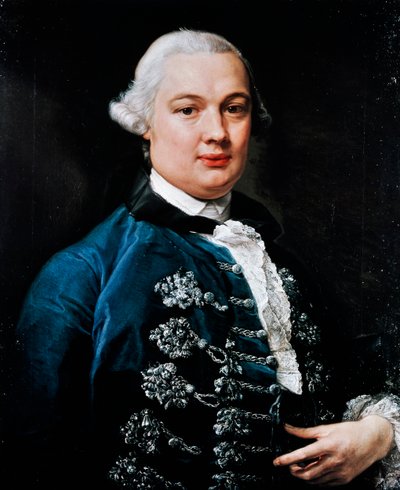 Portret van James Bruce (Kinnaird) door Pompeo Girolamo Batoni