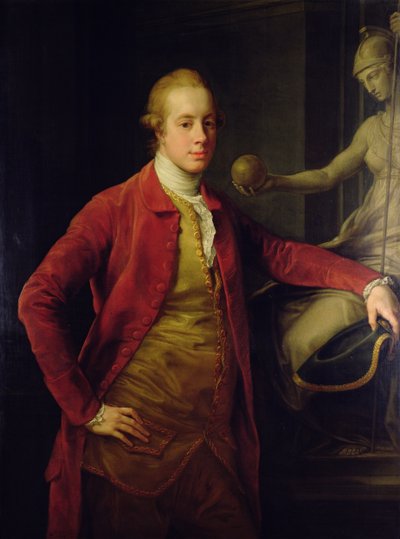 Portret van Lord Richard Cavendish door Pompeo Girolamo Batoni