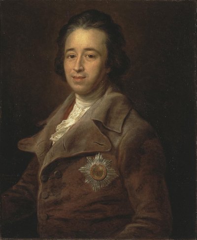 Portret van prins Alexander Kurakin 1752-1818, 1782 door Pompeo Girolamo Batoni
