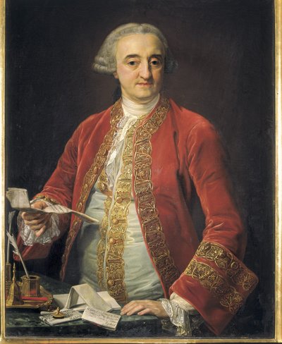 RODA, Manuel Roda y Arrieta, markies van (1706-1782). Spaanse politicus door Pompeo Girolamo Batoni