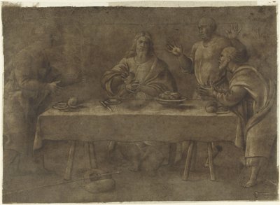 Maaltijd te Emmaüs door Pomponio Amalteo (attributed to)