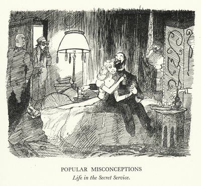 Populaire Misvattingen, Leven in de Geheime Dienst (litho) door Pont (1908 40)