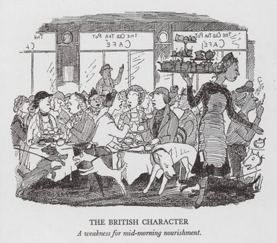 Het Britse Karakter, Een zwakte voor mid-ochtend voeding door Pont (1908 40)