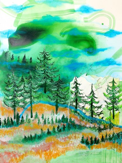 Abstract: Bergbos door Poonam Choudhary