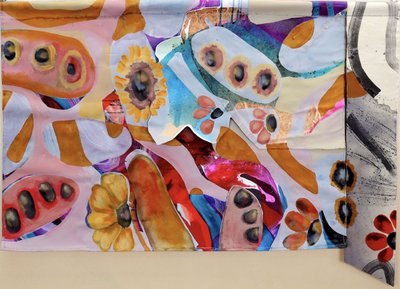 Levendige abstracte bloemen door Poonam Choudhary