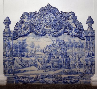 Allegorie van de Aarde door Portuguese School