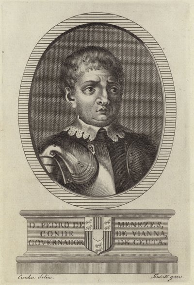 Dom Pedro de Menezes Portocarrero door Portuguese School