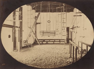 Gimnasio López, de Sevilla, ca. 1860 door Possibly by Luigi Pesce.