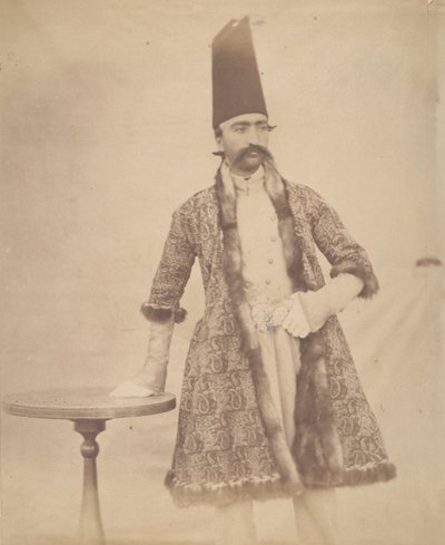 Naser al-Din Shah, 1840s-60s door Possibly by Luigi Pesce.