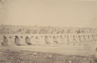 [De Brug bij Dizfoul], 1840s-60s door Possibly by Luigi Pesce.
