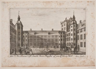 Frederik V op Koldinghus door Poul Isac Grønvold