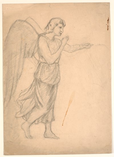 Lopende engel door Poul S. Christiansen