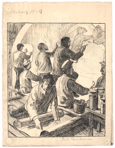 Skovgaard schildert in Viborg door Poul S. Christiansen