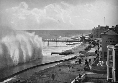 Een Grote Zee bij Bognor, ca. 1896 door Poulton and Co