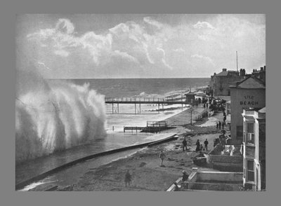 Een grote zee bij Bognor door Poulton and Co