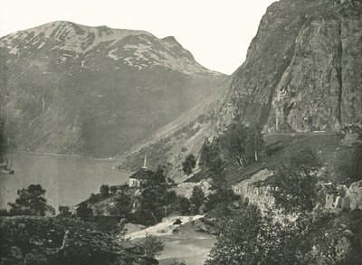 Merok, aan de Geirangerfjord, Noorwegen door Poulton and Co