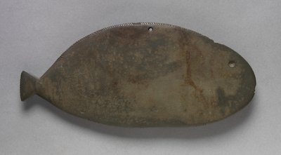 Palet in de vorm van een vis, ca. 3500-2950 v.Chr. (grauwacke) door Predynastic Period Egyptian