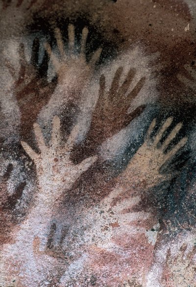 Grot van de Handen (Cueva de las Manos), Santa Cruz, Argentinië, Neolithische periode door Prehistoric Prehistoric