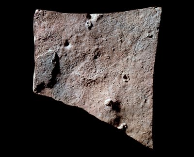 Grafietfragment met hertenkop door Prehistoric Prehistoric