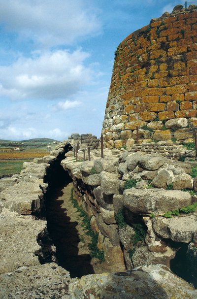 Italië, regio Sardinië, Torralba, provincie Sassari, archeologisch complex van Nuraghe Sant