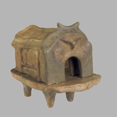 Tempelmodel, 3800-3600 v.Chr. door Prehistoric Russian Culture