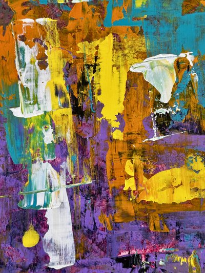 Levendige abstracte expressie door Preston Harmon