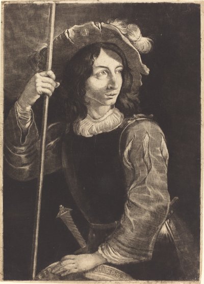 De vaandeldrager door Prince Rupert of the Pfalz