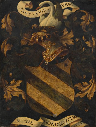 Gekroond Wapen door Probably Antwerp 16th Century