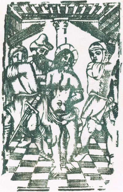 De Geseling door Probably French 16th Century