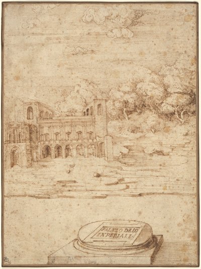 De Villa Imperiale door Probably Titian Venetian 16th Century