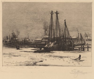 Winterkwartieren - Cape Ann door Prosper Louis Senat