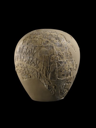 Knotskop van Schorpioenkoning, 3100-3000 v.Chr. door Protodynastic Period Egyptian