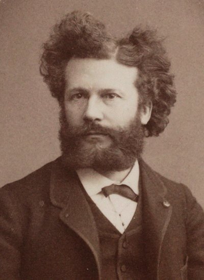 Portret van Camille Flammarion 1842-1925, 1884 door Prudent René Patrice Dagron