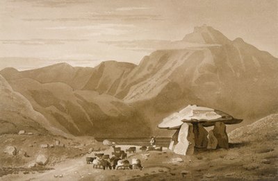 Cromlech bij Gwernvale door Pryce Carter Edwards