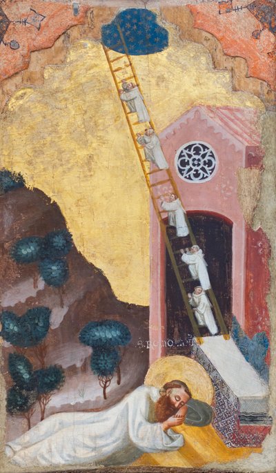 Visioen van de heilige Romuald door Pseudo Jacopino di Francesco