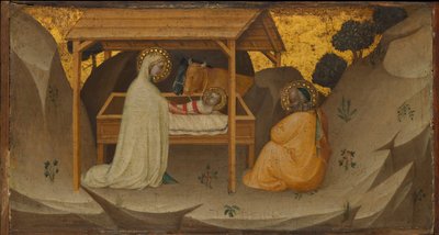 De Geboorte, ca. 1350 door Puccio di Simone