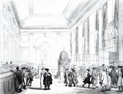 Bank of England, Grote Hal, uit Ackermann