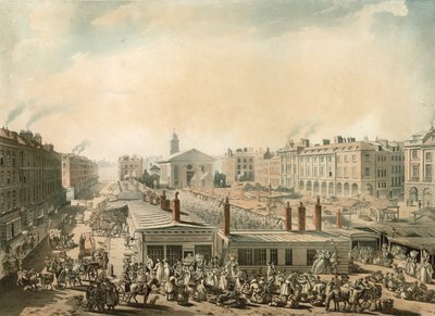Covent Garden, Londen door Pugin and Rowlandson