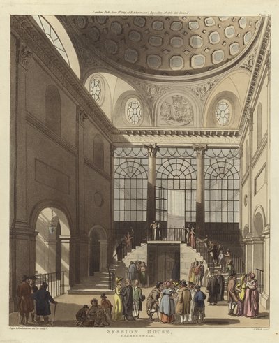 Session House door Pugin and Rowlandson