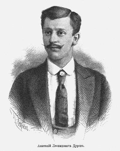 Anatoly Leonidovich Durov 1864-1916, c. 1900 door Pyotr Fyodorovich Borel