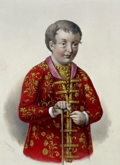 Grootvorst Simeon Alexejevitsj van Rusland door Pyotr Fyodorovich Borel