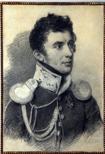 Portret van de decembrist Nikita Muravyov (1797-1843) door Pyotr Fyodorovich Sokolov